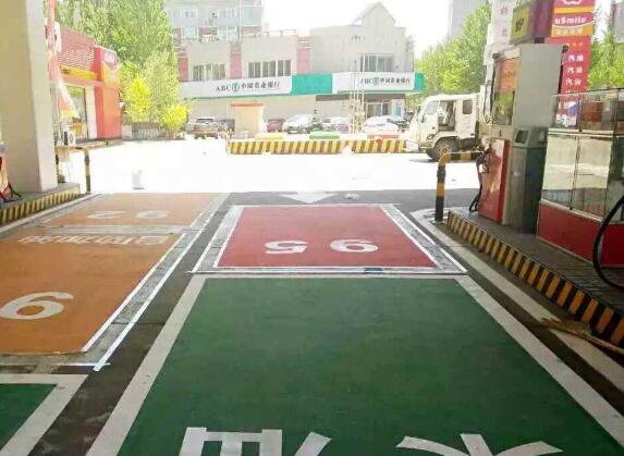 加油站車位劃線有沒有什么更好的設計方案? 加油站車位劃線有沒有什么更好的設計方案?